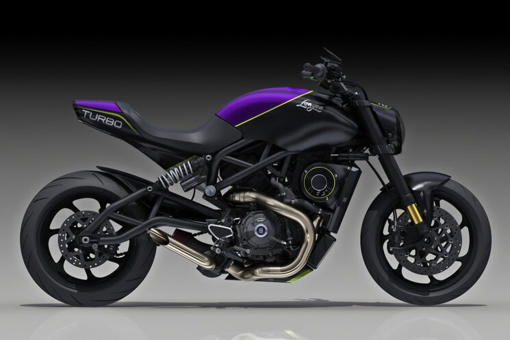 Langen LS12 Turbo turbocharged motorcycle concept