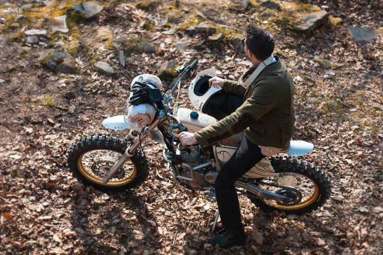 Suzuki DR350 scrambler by Le Cent Vingt Cinq