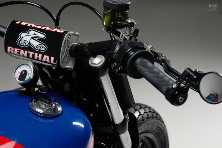 Triumph Bonneville T120 street tracker by Mandrill Garage