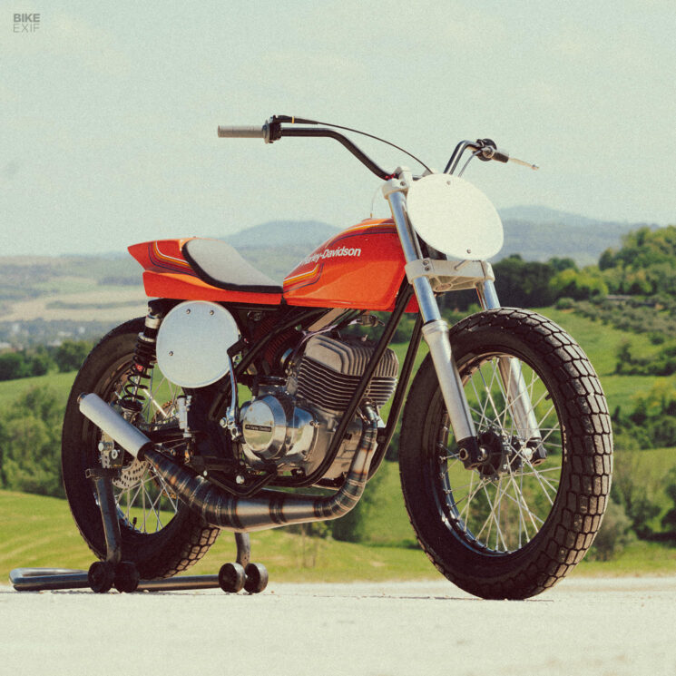 1974 Harley-Davidson SX250 flat tracker by Fuchs Workshop