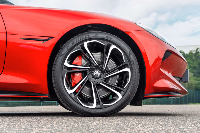MG cyberster track review autocar india 