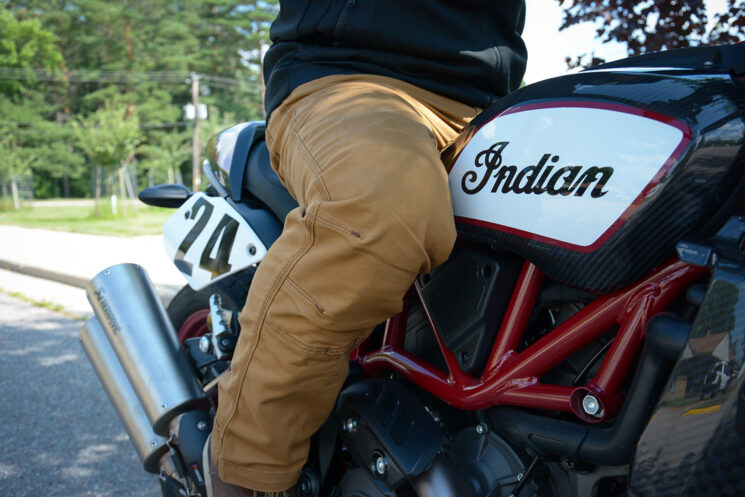 The Klim Outrider motorcycle pant is a CE-rated armored riding pant for cruisers, dual-sports and more.