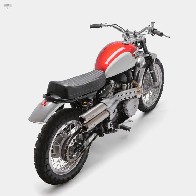Triumph Scrambler desert sled by Frontwheel Motors