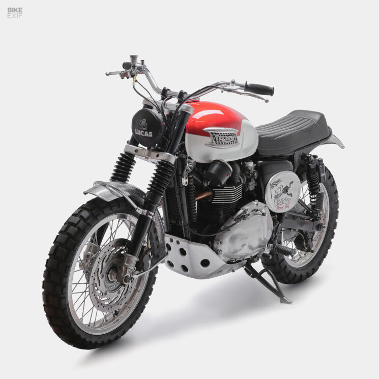 Triumph Scrambler desert sled by Frontwheel Motors