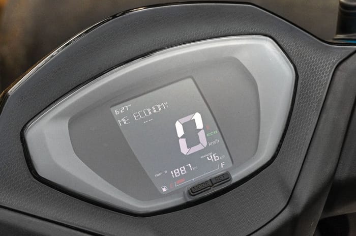 TVS Jupiter colour LCD display